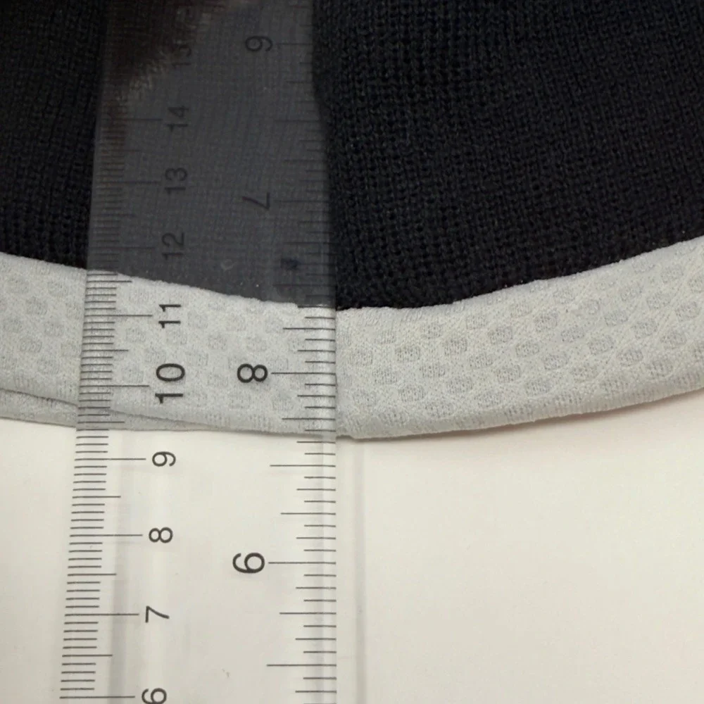 Amazon Logistics Black Knit Beanie Hat Reflective Gray Band Sport-Tek